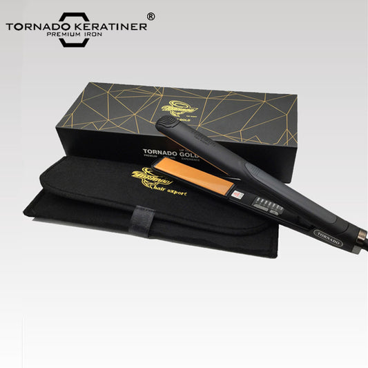 New hair straightener for salon-Flat Iron Ceramic Hair Straightener and Curler,Adjustable Temperature, Heats Up Fast,Professional Large Silicone Heat Resistant Styling Station Mat for All Hair Irons